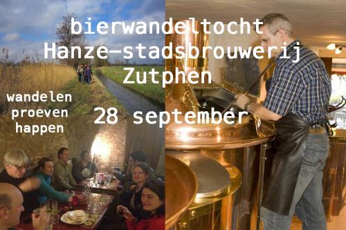Bierwandeltocht naar de Hanze-stadsbrouwerij
